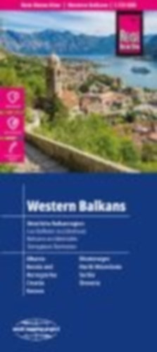 Reise Know-How Landkarte Westliche Balkanregion | Western Balkans (1:725.000) idegen