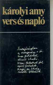 Károlyi Amy: Vers és napló antikvár