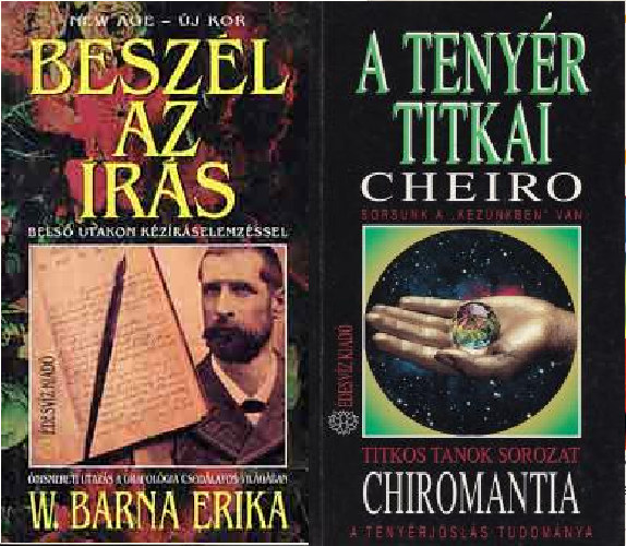 W. Barna Erika, Cheiro: Beszél az írás + A tenyér titkai ( 2 kötet ) antikvár