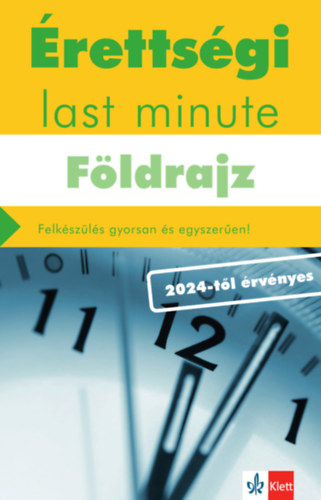 Érettségi Last minute - Földrajz akciós termékkép 1