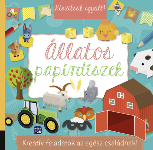 Készítsük együtt! - Állatos papírdíszek akciós termékkép 1