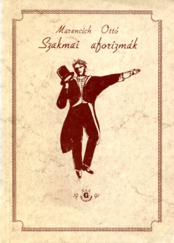 Marenchich Ottó: Szakmai aforizmák (füzet) antikvár