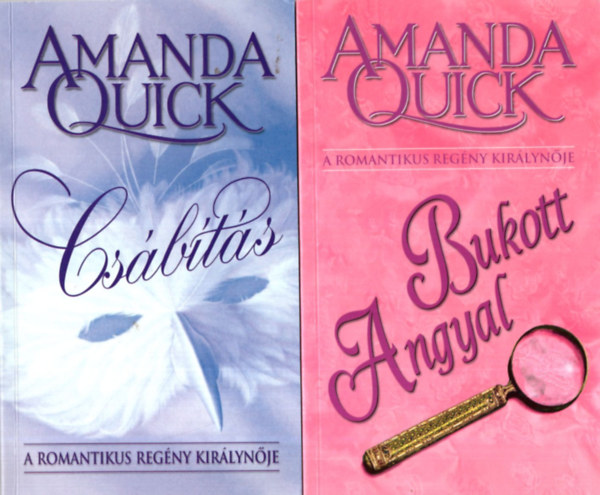 Amanda Quick: 2 db Amanda Quick regény ( együtt ) 1. Bukott angyal, 2. Csábítás antikvár