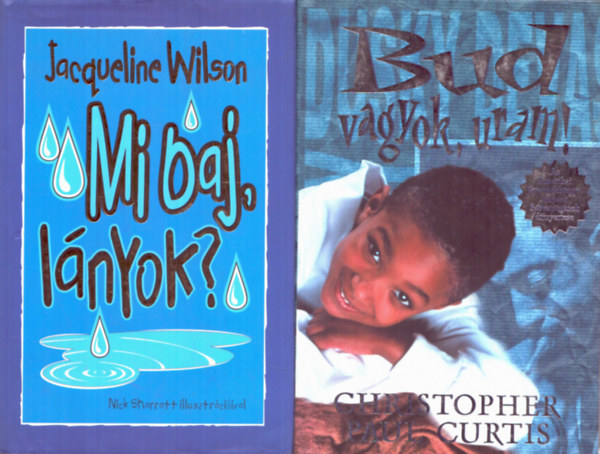 Jacqueline Wilson, Christopher Paul Curtis: 2 db Ifjúság regényi: Bud vagyok, uram! + Mi a baj lányok? antikvár