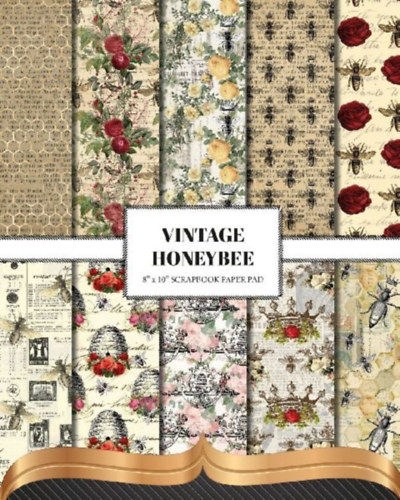Lion, The Inky: Vintage Honey Bee Scrapbook Paper idegen