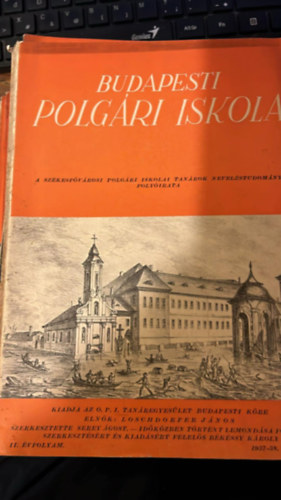 Budapesti polgári iskola  8 db antikvár