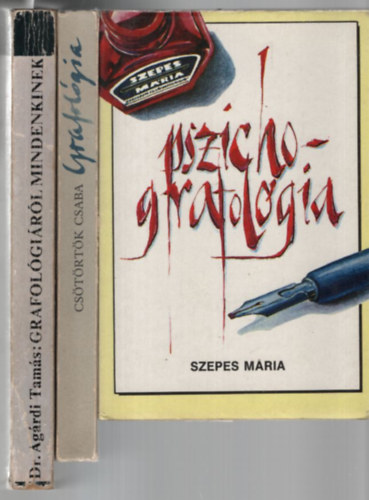 Dr. Agárdi Tamás, Szepes Mária, Csütörtök Csaba: 3 db grafológiai könyv: Grafológiáról mindenkinek + Grafológia + Pszichografológia antikvár
