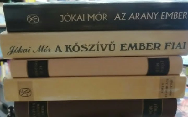 Jókai Mór: 5 db-os KÖNYVMENTŐ AJÁNLAT, magyar klasszikus irodalom: Mire megvénülünk+ Egy magyar nábob+ Az új földesúr+ A kőszívű ember fiai+ Az arany ember antikvár