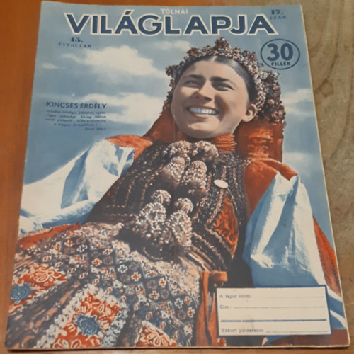 Tolnai Világlapja 45. évfolyam (1943) 17. szám antikvár