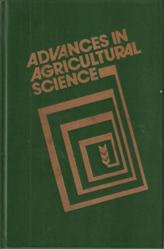 Advences in agricultural science antikvár