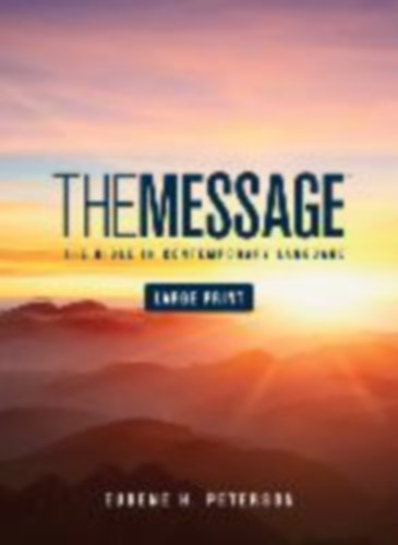 Peterson, Eugene H.: Message Bible-MS-Large Print Numbered idegen