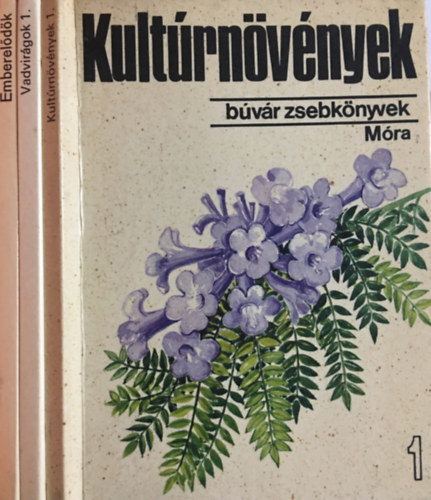 Emberelődök + Kultúrnövények 1. + Vadvirágok 1. (3 db búvár zsebkönyv) antikvár