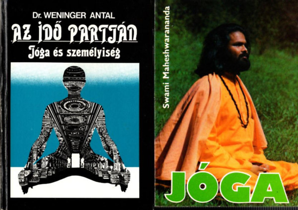 2 db jógakönyv: Az idő partján + Jóga (Swami Maheshwarananda) antikvár