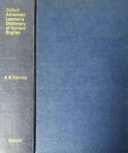 A. S. Hornby: Oxford Advanced Learner's Dictionary of Current English antikvár