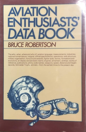 Bruce Robertson: Aviation Enthusiasts' Data Book antikvár