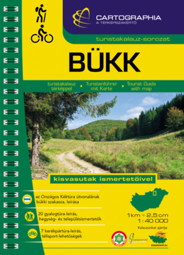 Bükk turistakalauz 1:40 000 akciós termékkép 1