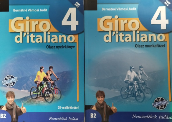 Bernátné Vámosi Judit: Giro d'italiano 4. Olasz nyelvköny és Olsz munkafüzet antikvár
