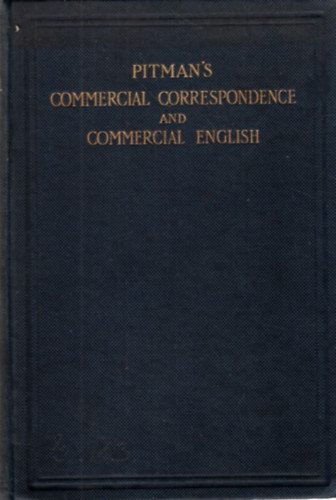 Pitman's Commercial Correspondence and Commercial English antikvár