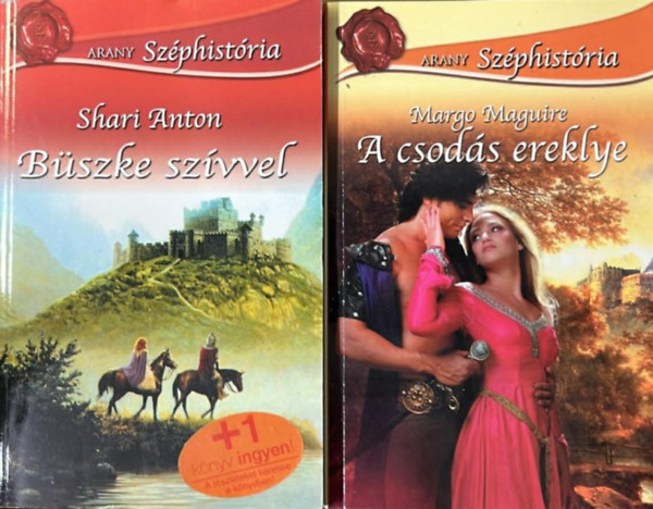 Shari Anton, Margo Maguire: 2 kötet az Arany Széphistória sorozatból: A csodás ereklye - Büszke szívvel antikvár