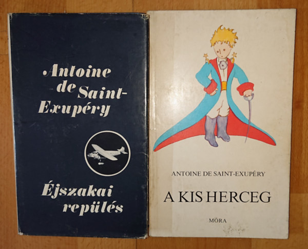 Antoine de Saint-Exupéry: 2 könyv Antoine de Saint-Exupérytől: A kis herceg, Éjszakai repülés antikvár
