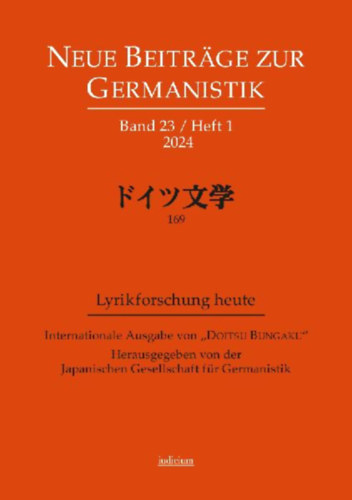 Neue Beiträge zur Germanistik, Band 23 / Heft 1 / 2024 idegen