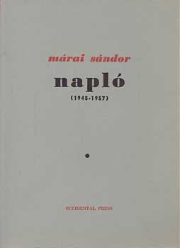 Márai Sándor: Napló 1945-1957 antikvár