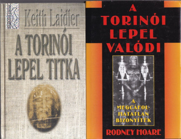 Keith Laider, Rodney Hoare: 2 db. kereszténység (A torinói lepel titka + A torinói lepel valódi) antikvár
