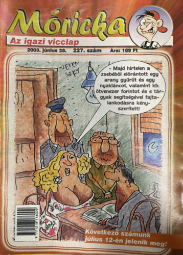 Szűcs Alfréd (szerk.): Móricka 227. szám - 2003. június 28. antikvár