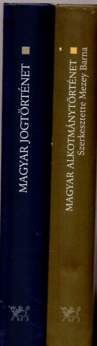 Mezey Barna ( szerk. ): Magyar jogtörténet + Magyar alkotmánytörténet (2 db. kötet) antikvár