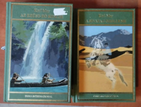 Karl May: 2db Karl May együtt: A sivatag szelleme, Az ezüst-tó kincse. antikvár