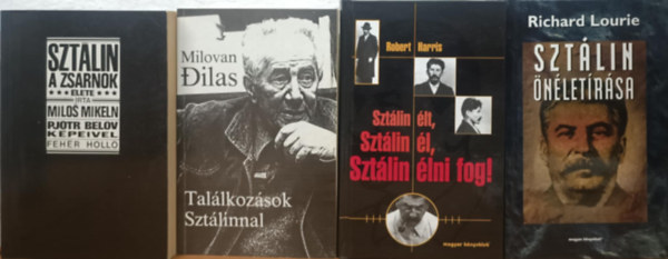 Richard Lourie, Robert Harris, Milovan Dilas, Mikeln, M.-Belov, P.: Sztálin témájú könyvcsomag antikvár