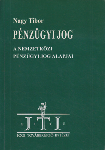 Nagy Tibor: Pénzügyi jog antikvár