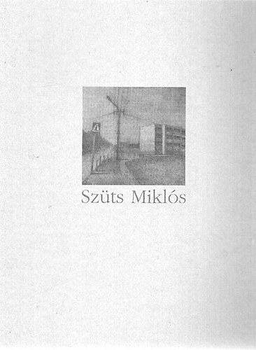 Szüts Miklós kiállítása a Budapest Galériában 2000. április 4.- május 7. antikvár