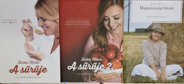 Borbás Marcsi: A sűrűje + A sűrűje 2. + Magyarország finom (3 mű) könyv