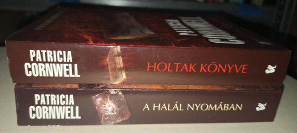 Patrica Cornwell: Holtak könyve + A halál nyomában antikvár