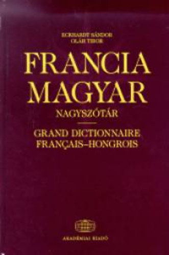 Eckhardt Sándor: Francia- magyar szótár antikvár