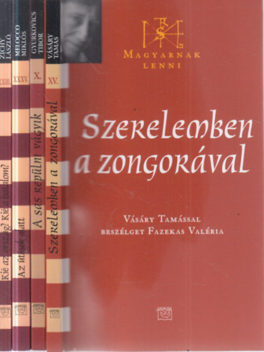 Fazekas Valéria, Kovács Zsolt: 4 db. Magyarnak lenni (Szerelemben a zongorával + A sas repülni vágyik + Az ütések alatt + Kié az ország? Kié a hatalom?) antikvár