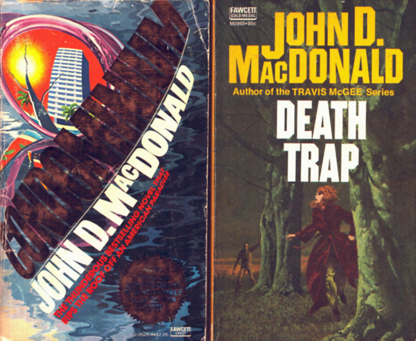 John D. MacDonald: 2 db John D. MacDonald könyv: Death trap+ Condominium antikvár