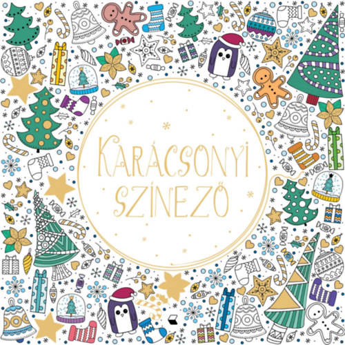 Karácsonyi színező könyv