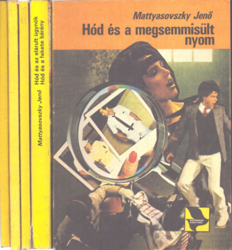 Mattyasovszky Jenő: 5 db Mattyasovszky Jenő kötet: Hód és a megsemmisült nyom - Hód és az elárult ügynök / Hód és a fekete bárány - Hód fogságban, avagy egy szőke hölgy zokogni kezd - Hód és a fura ötlet - Hód és a picike ember antikvár