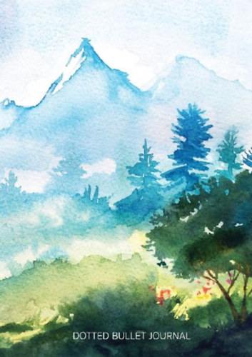 Blank Classic: Watercolor Hillside - Dotted Bullet Journal idegen