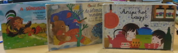Sulyok Magda, F. Győrffy Anna, Osvát Erzsébet, Reich Károly, Haui József: A sündisznócska + Az álomszuszék medvebocs + Anyu hol vagy? (3 db leporelló) könyv