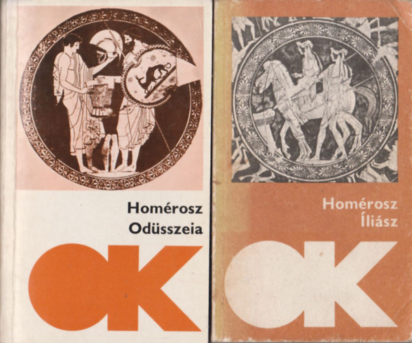 Homérosz: Odüsszeia + Íliász (2 db Olcsó Könyvtár kötet) antikvár