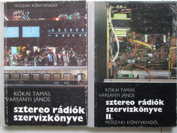 Kókai Tamás: Sztereo rádiók szervizkönyve I-II. antikvár