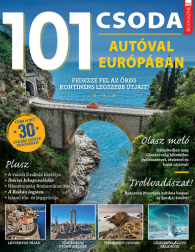Füles Bookazine - 101 csoda - Autóval Európában könyv