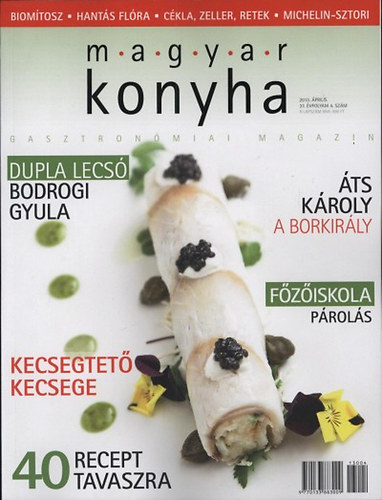 Magyar konyha - 2013.április - 37. évfolyam 4. szám könyv