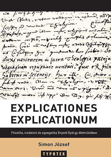 Simon József: Explicationes explicationum könyv