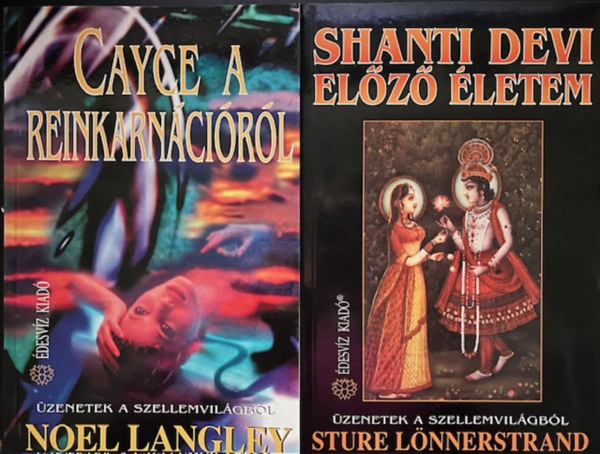 Noel Langley, Sture Lönnerstrand: Üzenetek a szellemvilágból könyvcsomag (2 kötet 📚) antikvár