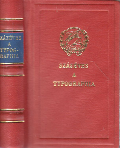 Százéves a Typographia (számozott, minikönyv) antikvár