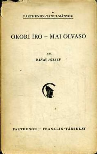 Ókori író - Mai olvasó antikvár